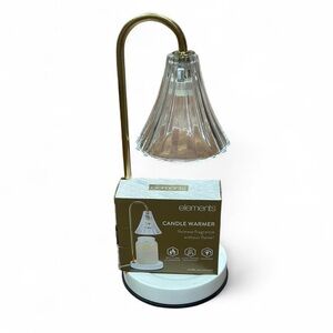 Candle Warmer Lamp, Ribbed Glass Light – Vintage Style